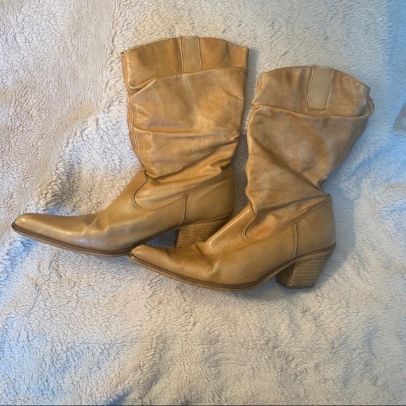 Leather Aldo Cowboy Boots - Picture 8 of 10